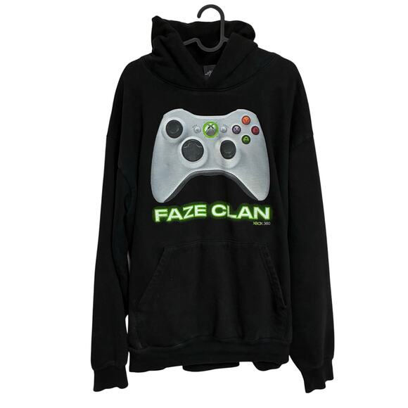 RARE! Faze Clax x Xbox 360 Controller Hoodie Mens Size XL - Picture 1 of 7